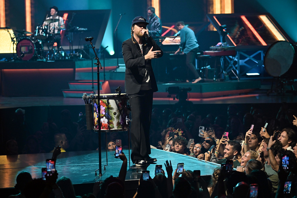The Lumineers perform in concert, during “The Automatic World Tour” at Hard Rock Live at Seminole Hard Rock Hotel & Casino Hollywood on Oct. 7, 2025 in Hollywood, Florida.