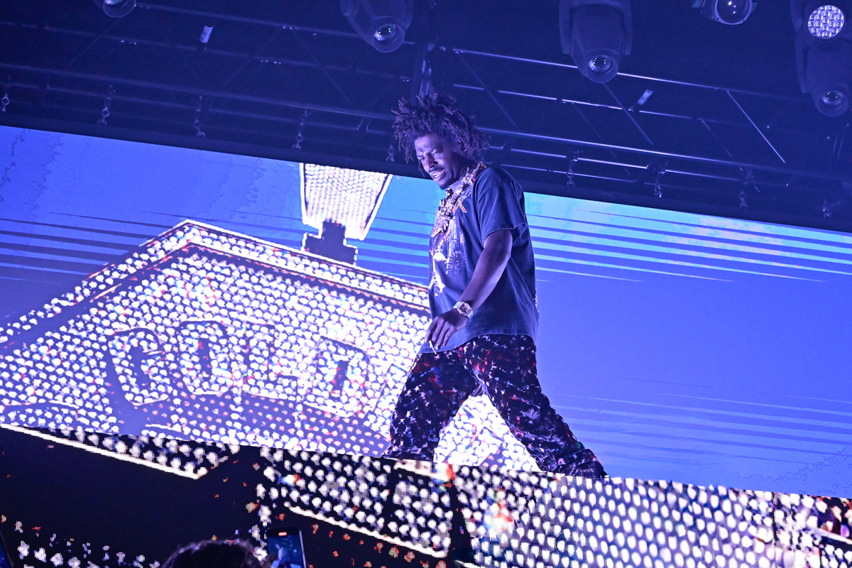 Kodak Black performs in concert during his “Bill Kill Halloween Concert” tour at the War Memorial Auditorium, in Fort Lauderdale, Florida on Nov. 1, 2025 in Fort Lauderdale, Florida.