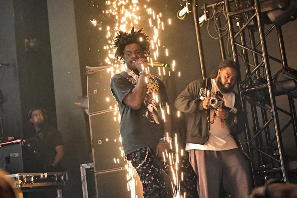 Kodak Black performs in concert during his “Bill Kill Halloween Concert” tour at the War Memorial Auditorium, in Fort Lauderdale, Florida on Nov. 1, 2025 in Fort Lauderdale, Florida.