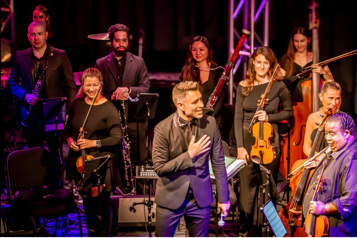 photo of an orchestra on stage