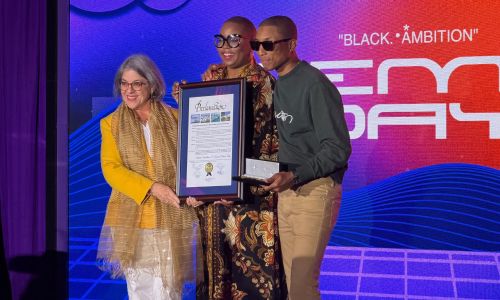 Pharrell Williams Honored With the Key to Miami