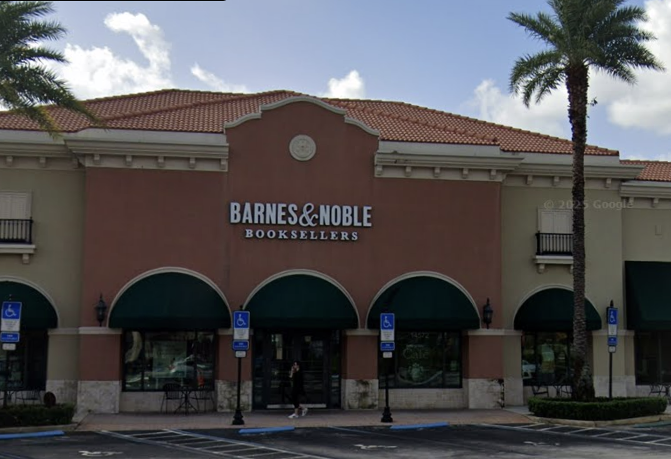 photo of the facade of a Barnes & Noble bookstore