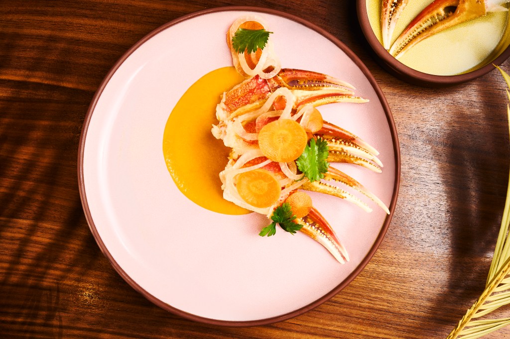 seafood dish on a plate