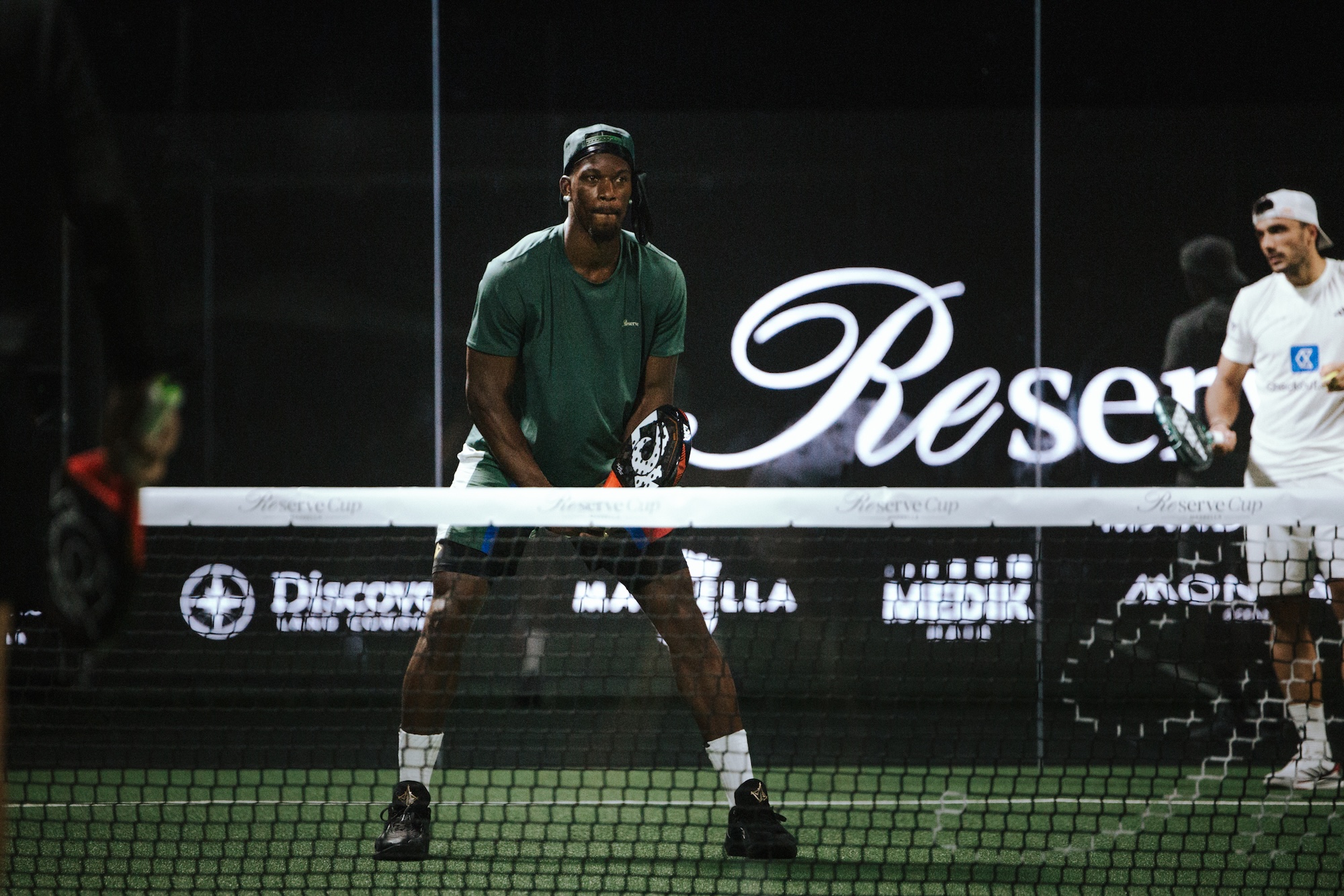 photo of Jimmy Butler on a padel court
