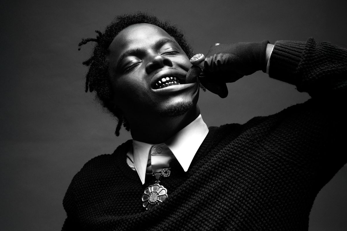 Black and white portrait of a man