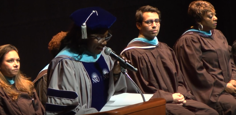 Will the real commencement speaker please stand up?