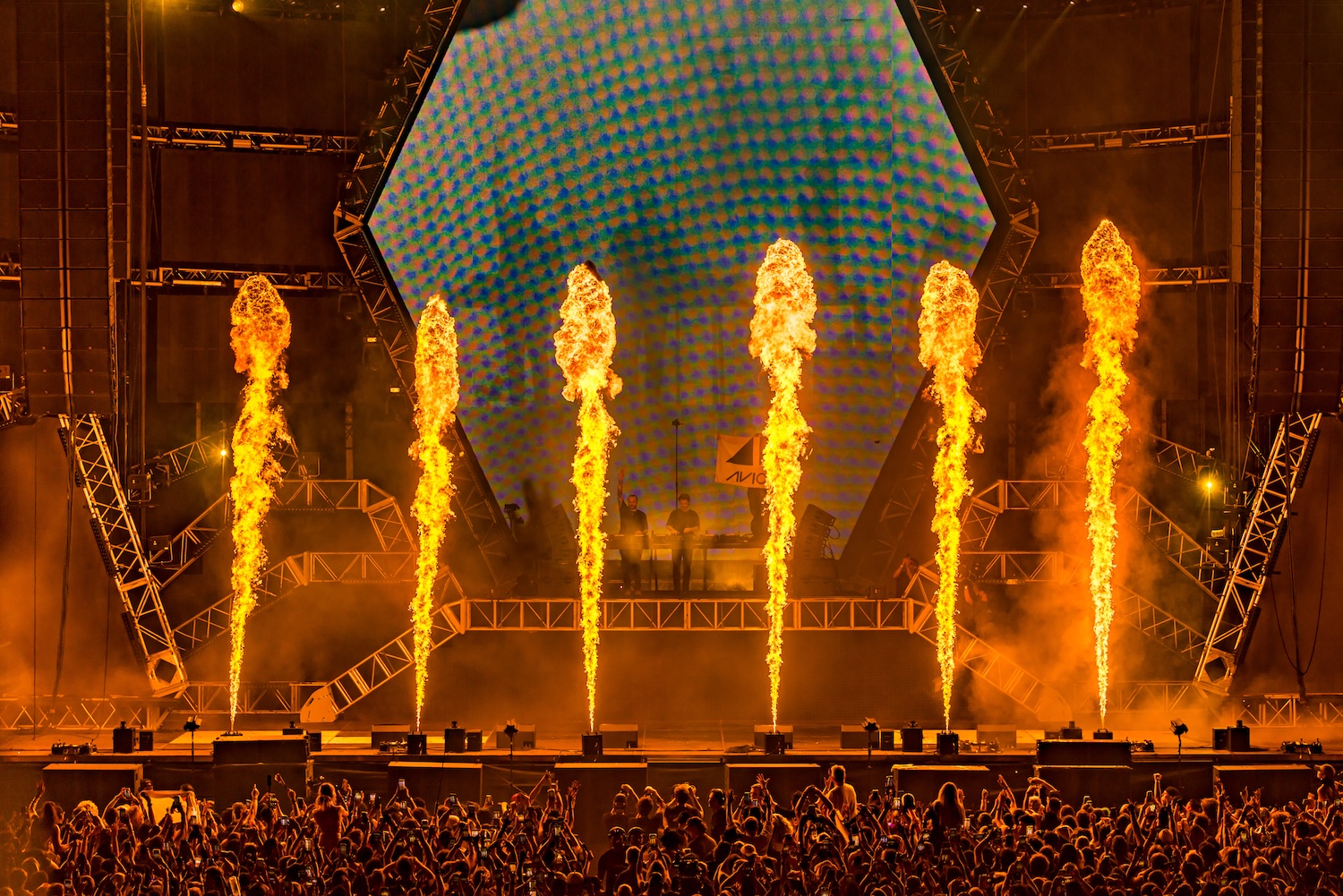 Photo of Swedish House Mafia performing at Ultra Miami 2026.