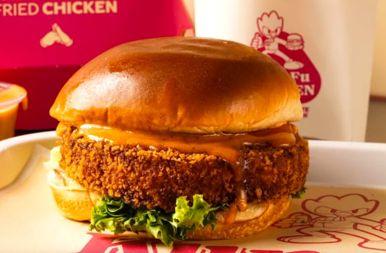 a crispy chicken sandwich