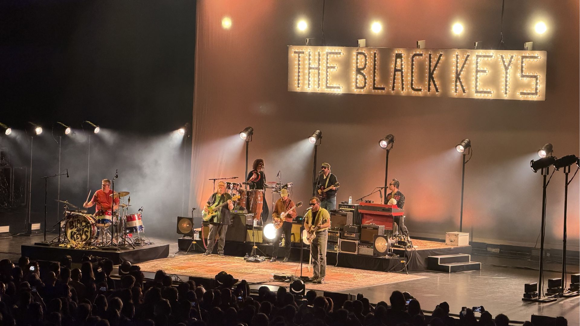 Photo of the Black Keys performing at the Hard Rock Live in 2026