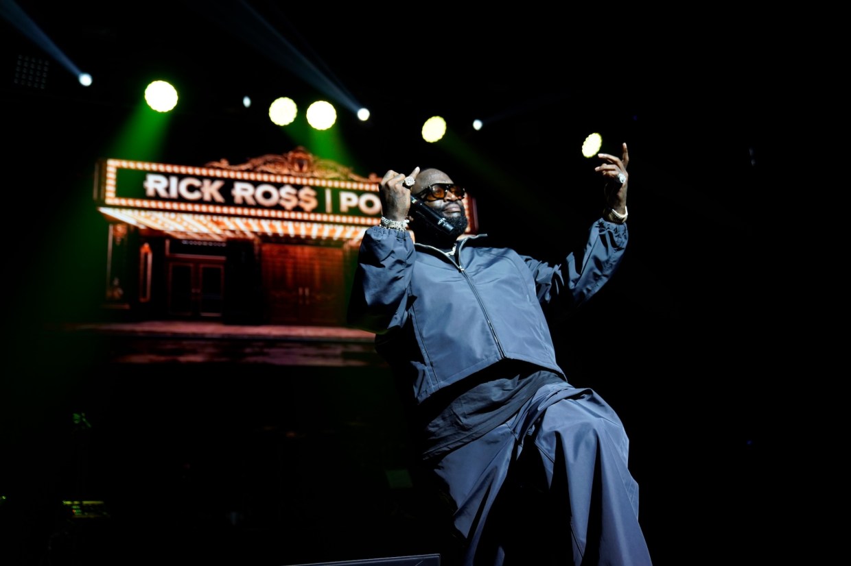 Photo of Rick Ross performing on stage