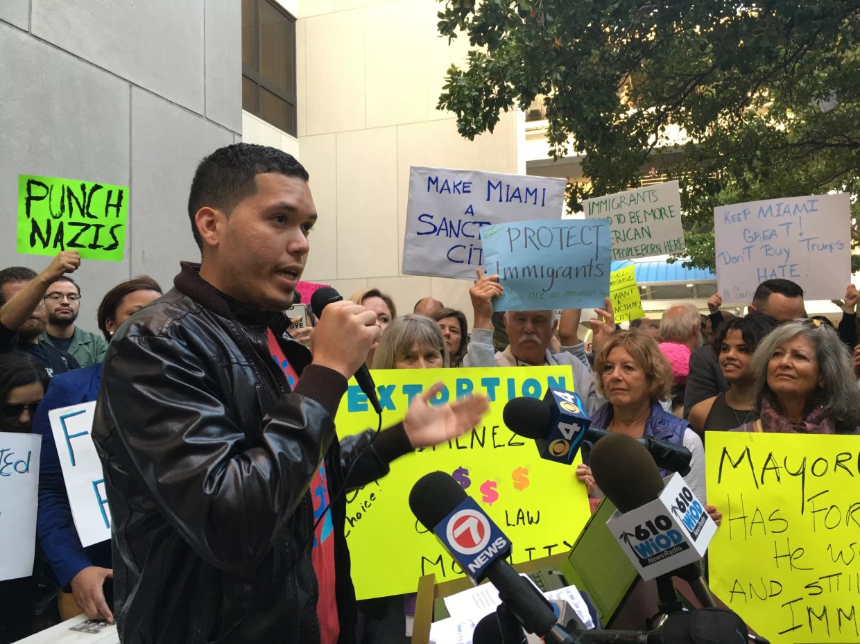 Hundreds Blast Gimenez, Demand Miami Remain Sanctuary City for Immigrants