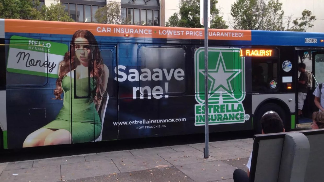 Quick, Somebody “Saaave” Miami From Estrella Insurance’s Sexist Ads!