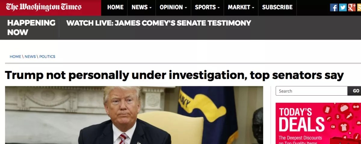 Marco Rubio Helps Trump by Asking Comey Hearing’s Dumbest Questions