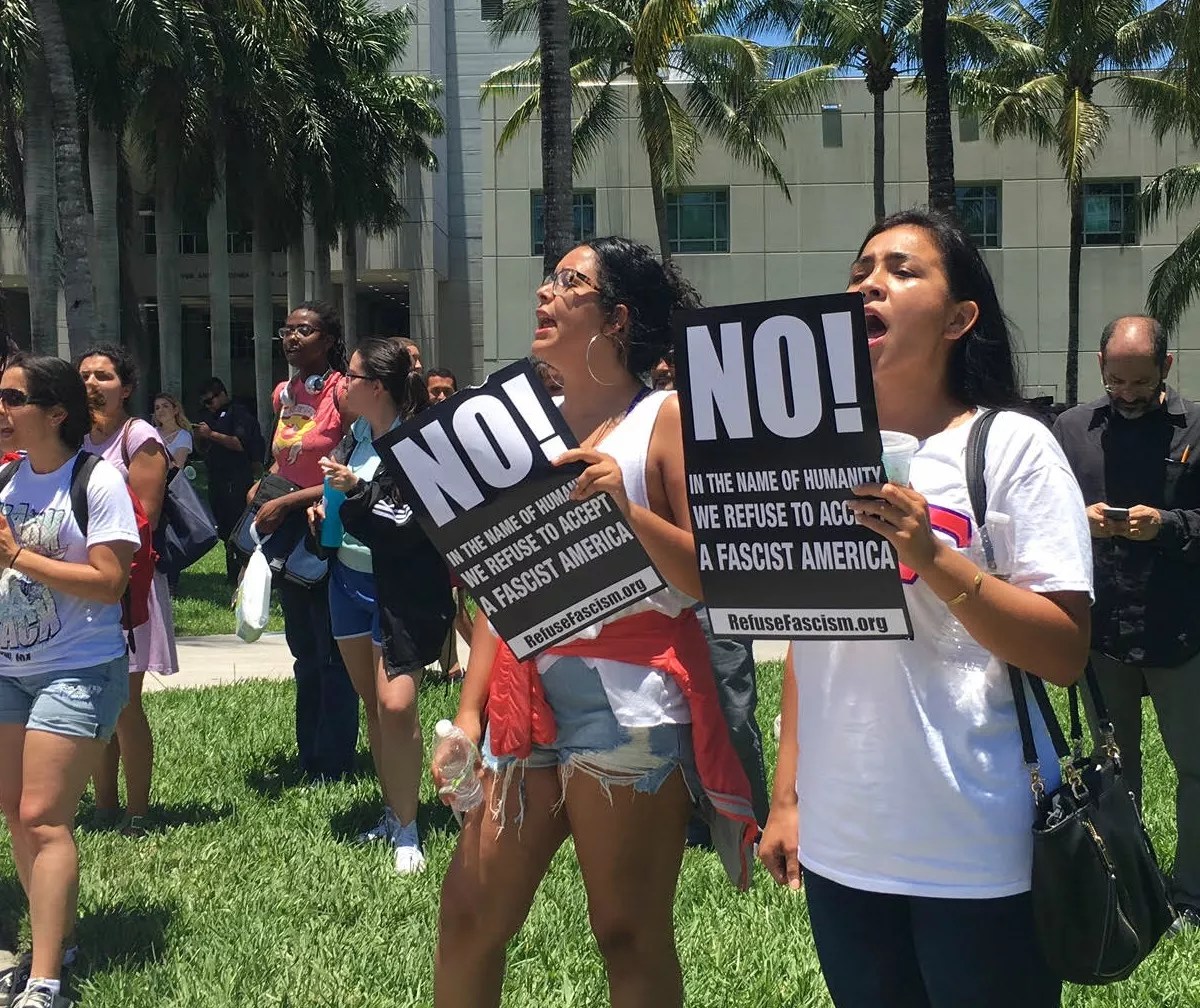 FIU Students, Faculty Slam Vice President Mike Pence’s Visit to Campus