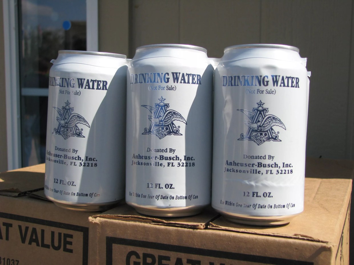 Anheuser-Busch Sends More Than 300,000 Cans of Water for Hurricane Irma Relief
