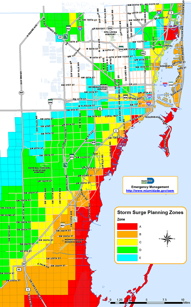 Mandatory Evacuation Ordered for Miami-Dade’s Barrier Islands and Coastal Areas