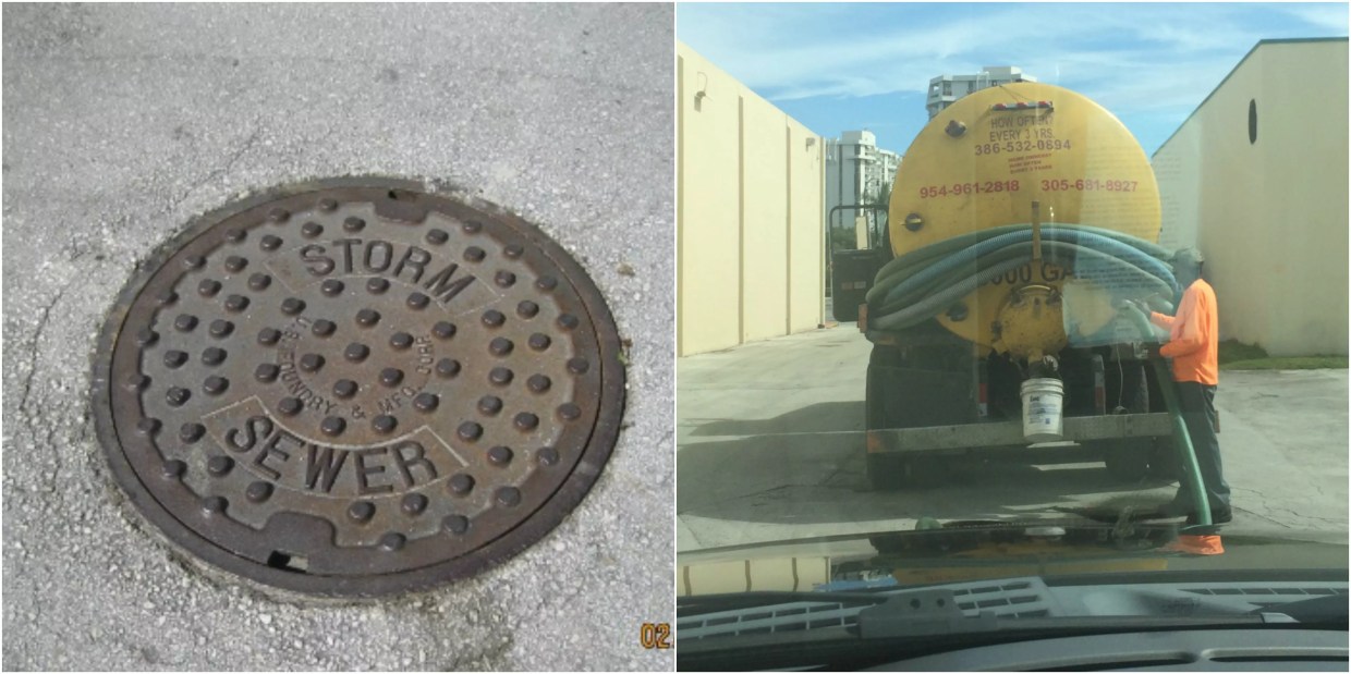 Miami Septic Company Caught Dumping Liquid Waste Into Storm Drains