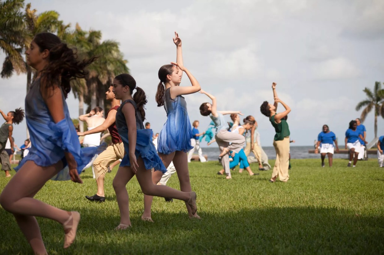 Miami Dance Companies Take Part in the National Water Dance This Weekend