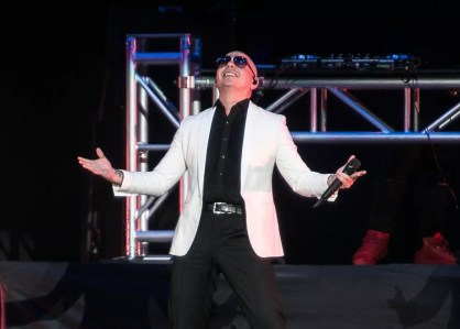 Pitbull Wants to Set Bald Cap World Guinness Record