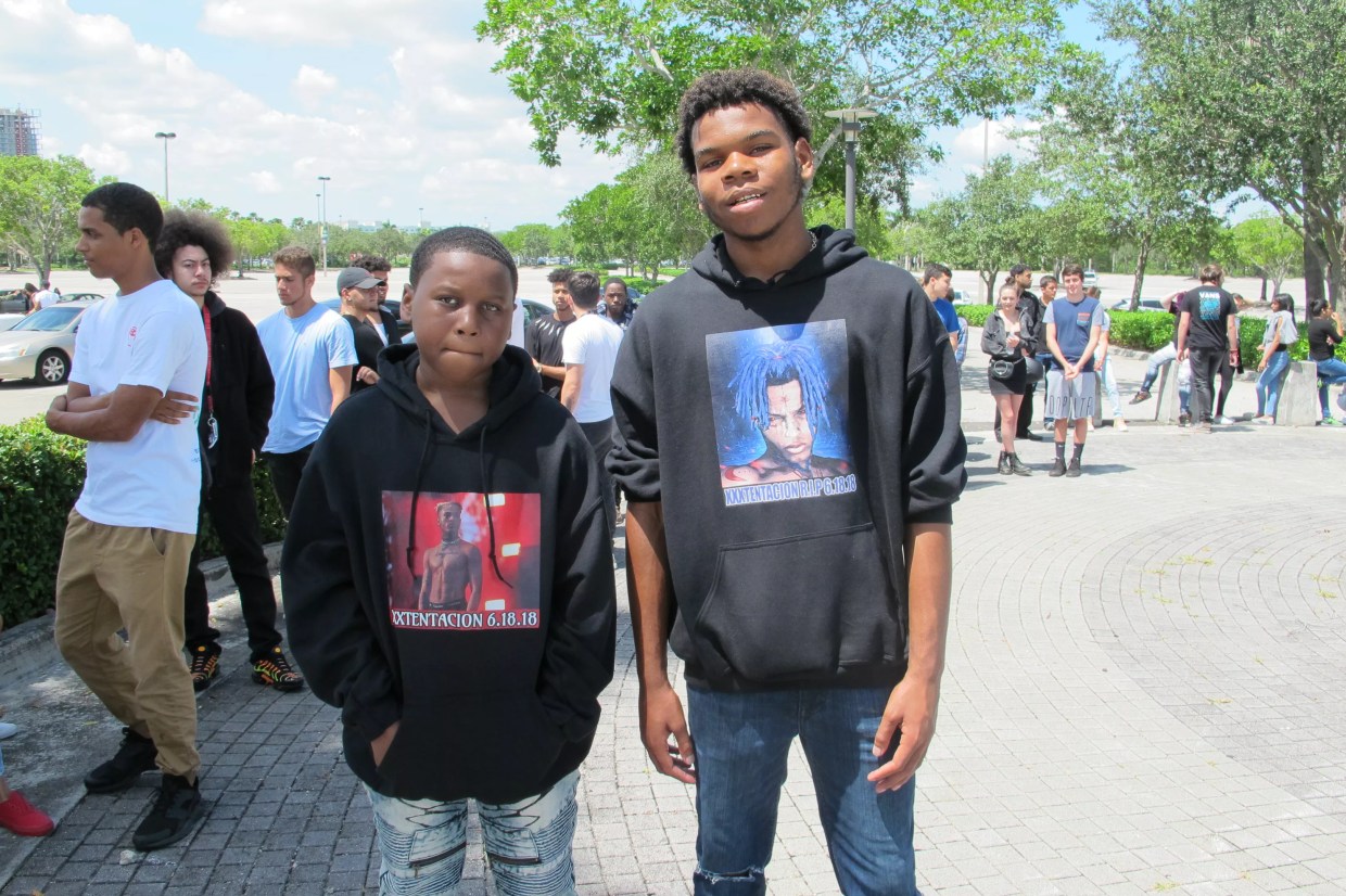 At XXXTentacion’s Memorial, Fans Gather to Pay Respects to the Rapper