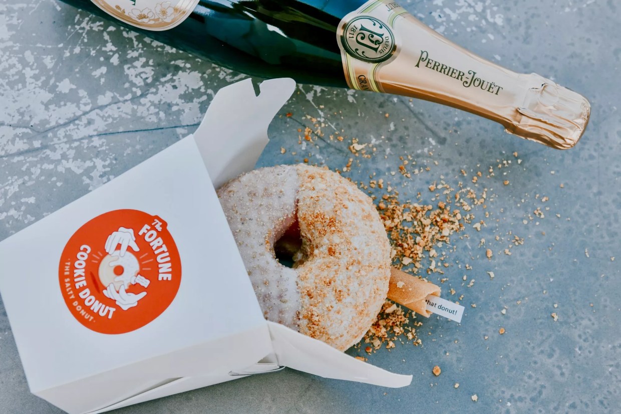 The Salty Donut Creates Fortune Cookie Doughnut to Celebrate 2019
