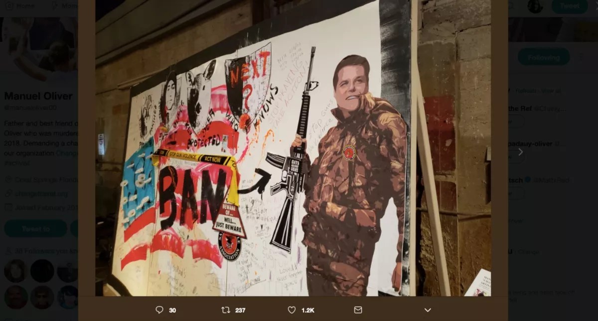 Florida Rep. Matt Gaetz Is Apparently Pissed About His Depiction in Parkland Dad’s Mural