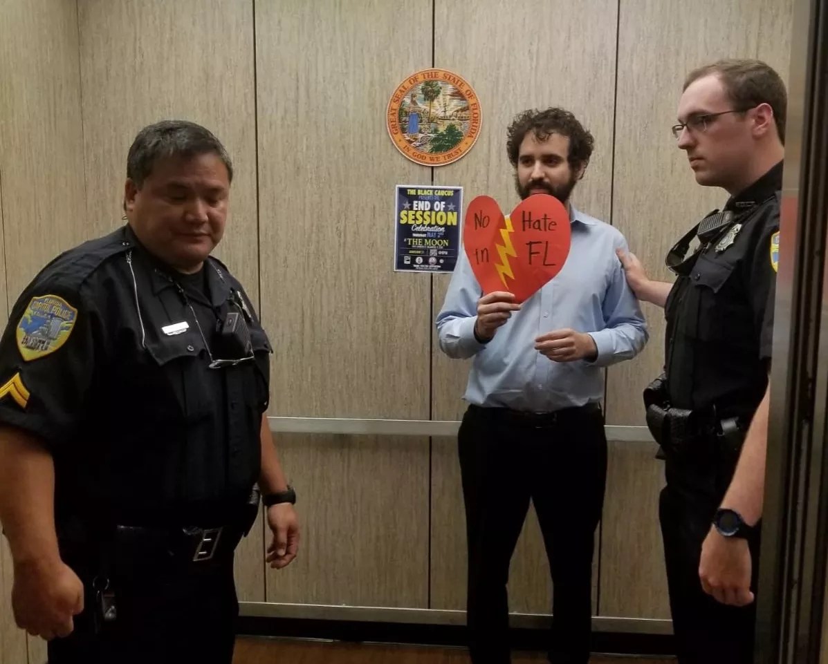 Miami Activist Says He’s Banned From Florida Capitol After Staging Civil Rights Protest
