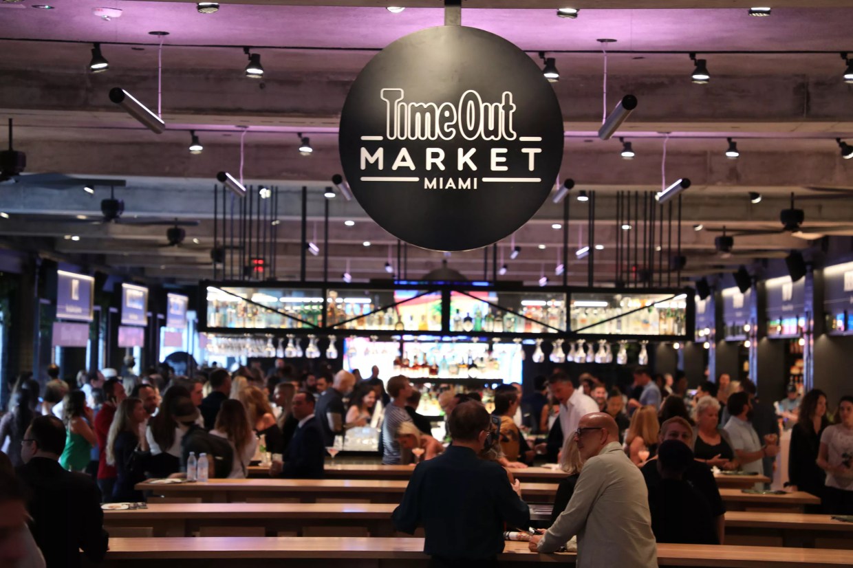 Time Out Market Miami Beach Reopens With Expanded Seating, Contactless Ordering, and Delivery