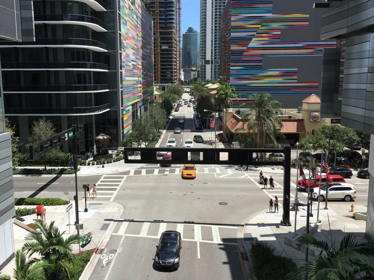 Instagram Post of Sidewalk Closures in Brickell Draws Outcry