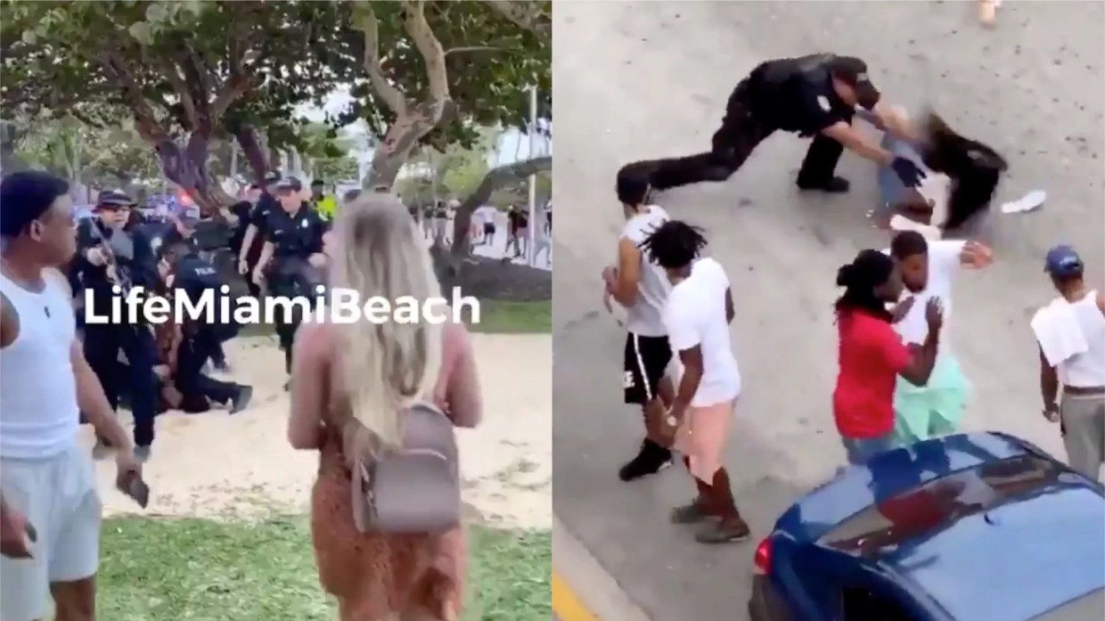 Videos: Miami Beach Cops Fire Pepper Pellets at Spring Breakers