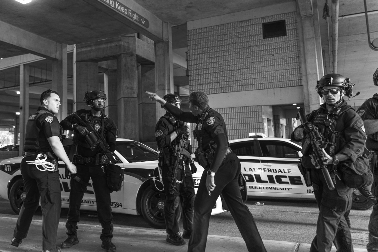 Photographer Captures Black Fort Lauderdale Cop Calling Out White Colleague for Assaulting Protester