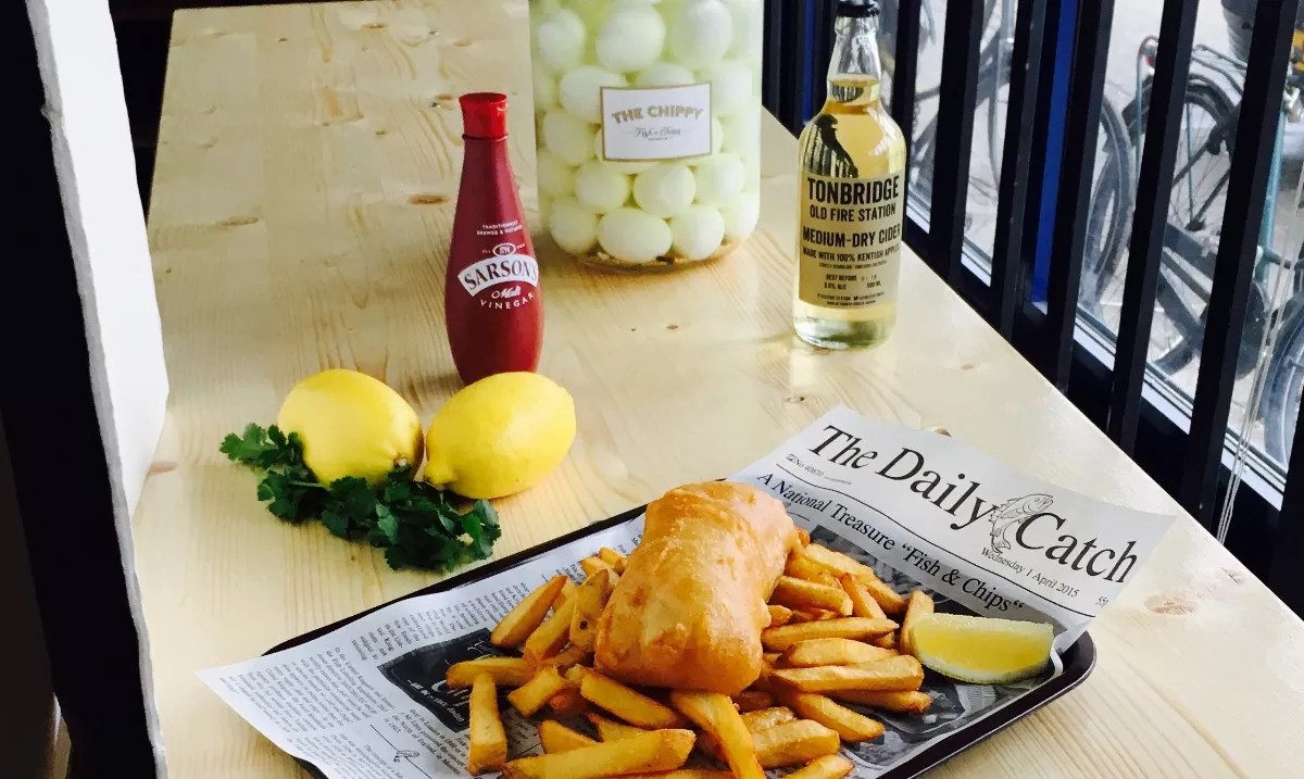 The Chippy Pops Up With Traditional British Fish and Chips