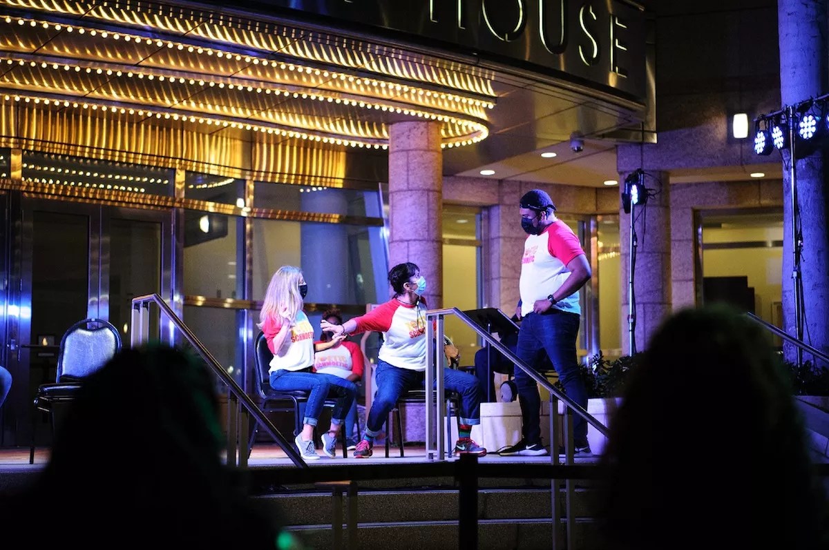 Zoetic Stage Turns to Think-Fast Improv as Theater Starts to Regroup