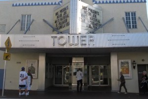 exterior facade of Miami's Tower Theater
