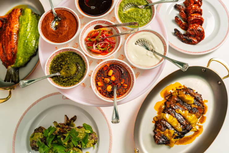 An assortment of dishes