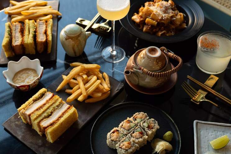 Food spread from Kissaki