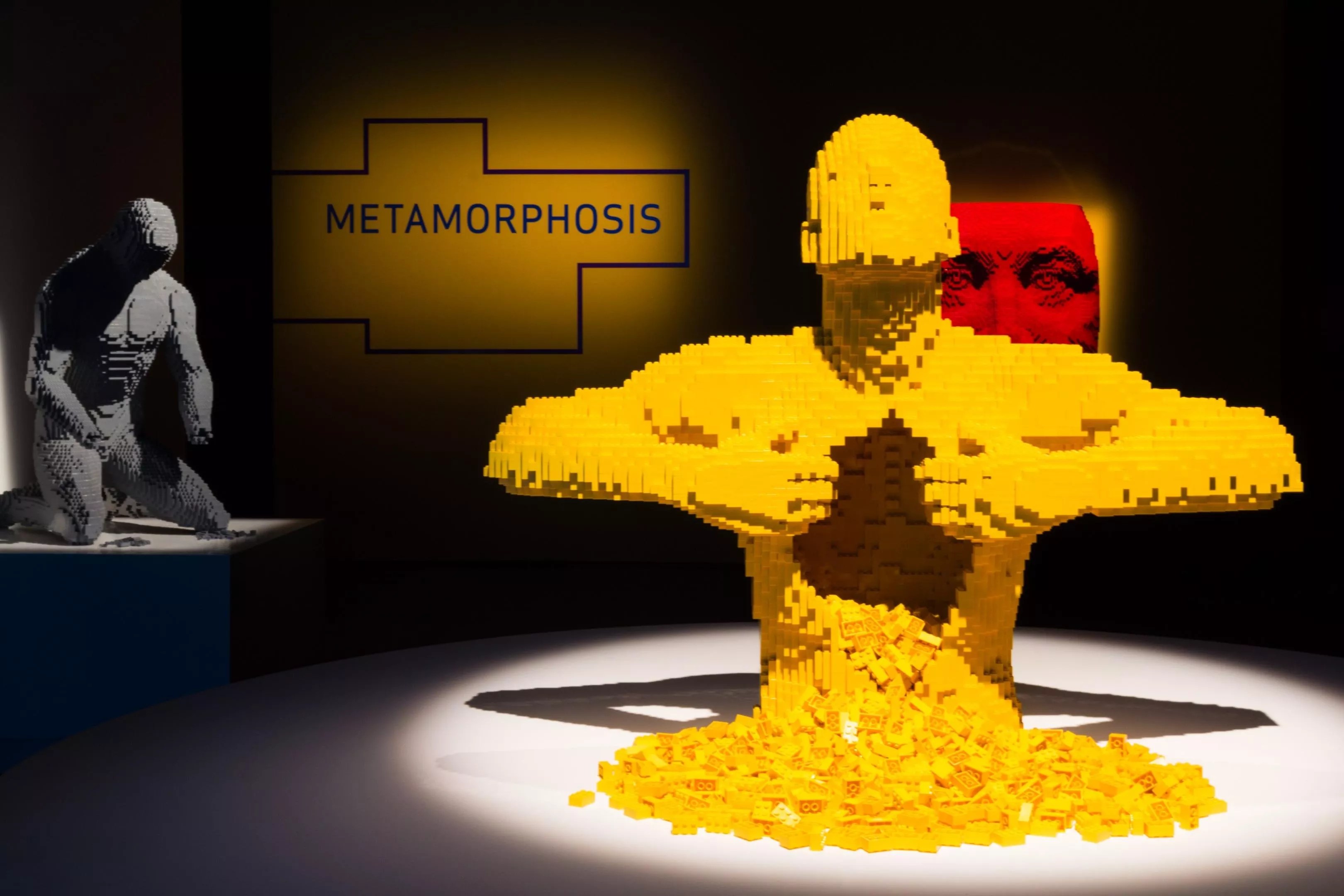 Nathan Sawaya's Lego sculpture, Yellow