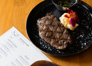 A photo of steaks