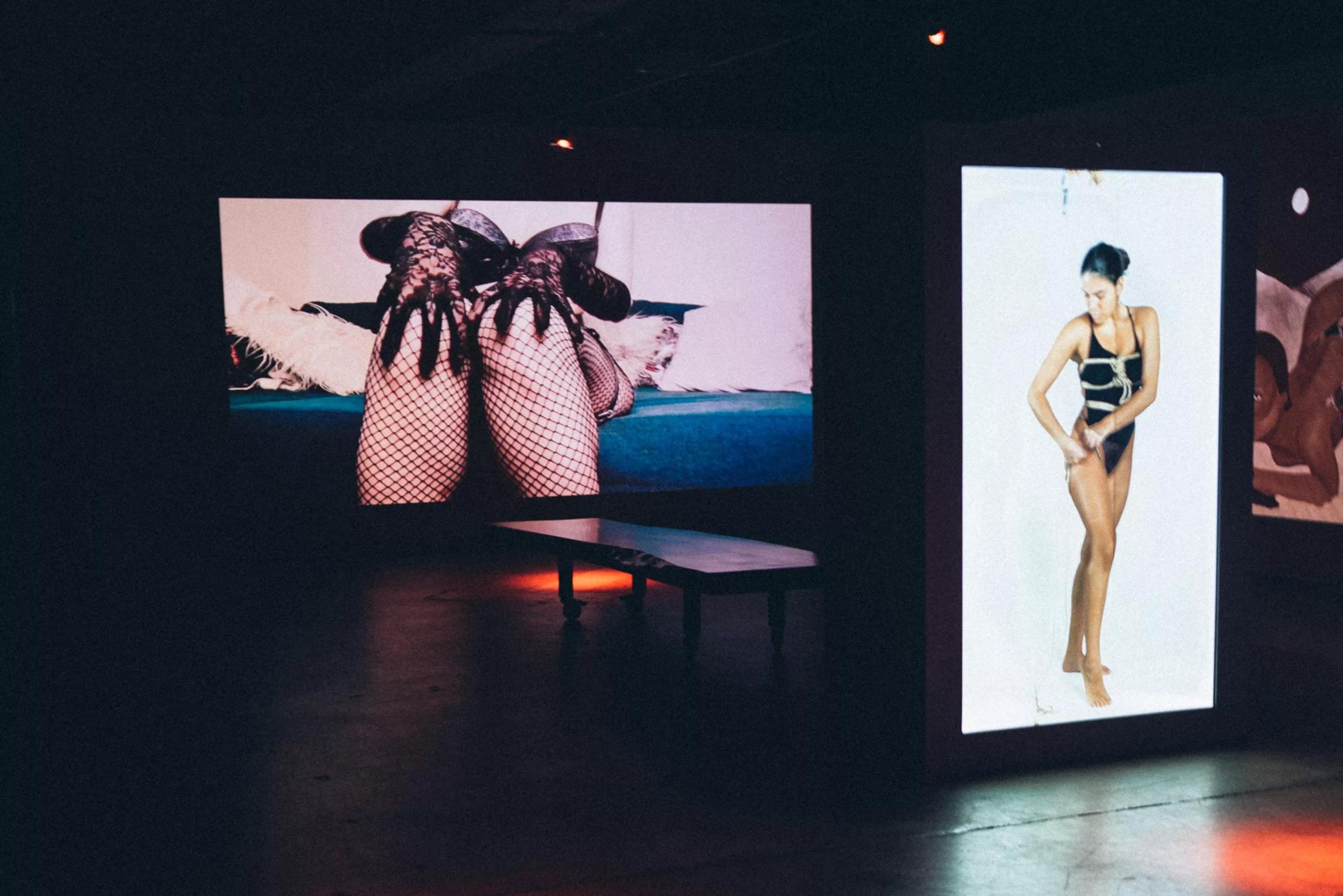 Erotic photographs on display