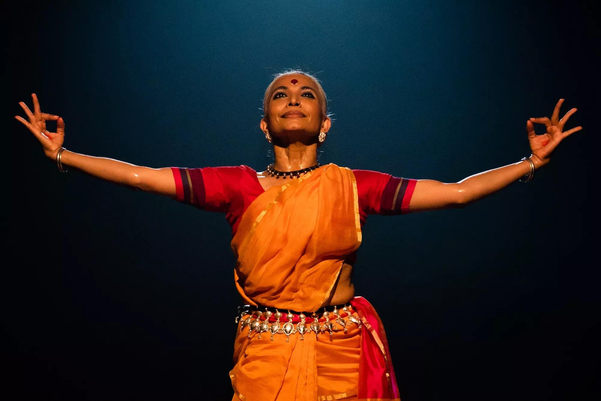 Bijayini Satpathy performing on stage