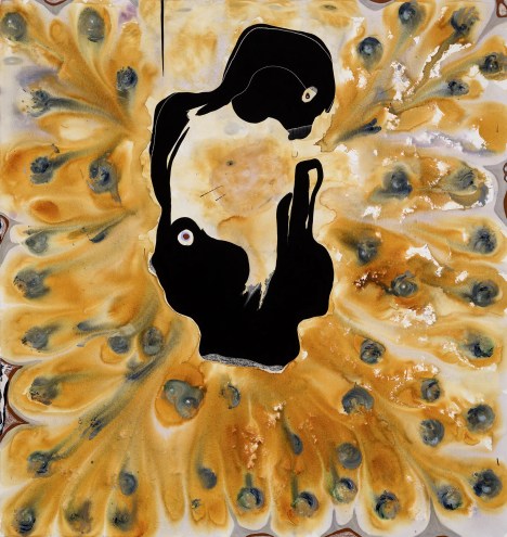 Abstract painting by Manuel Mathieu