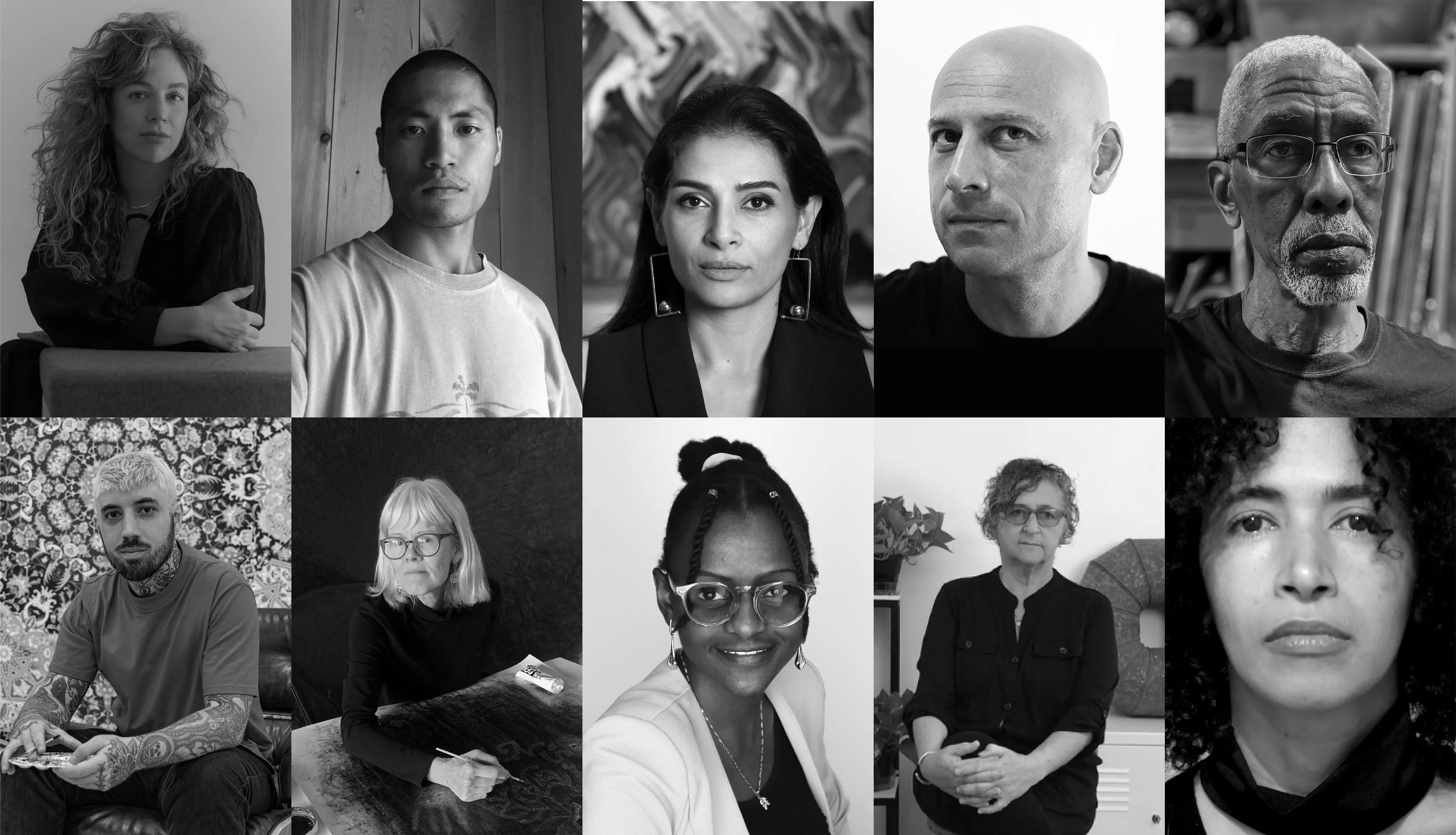 The ten portraits of the Florida Prize nominees