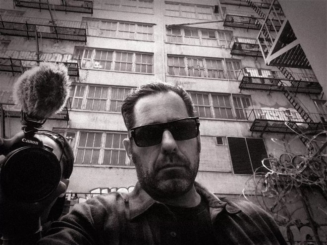 Black and white image of Mike Miller