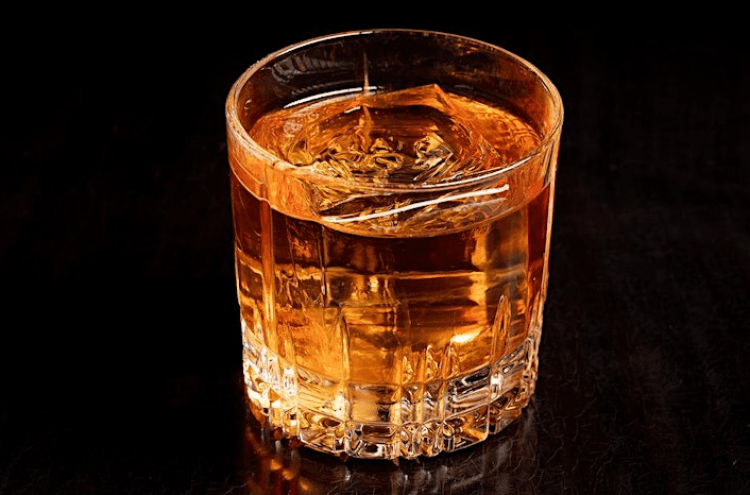 An orange cocktail