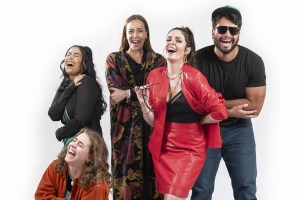 The cast of GableStage's production of Laughs in Spanish