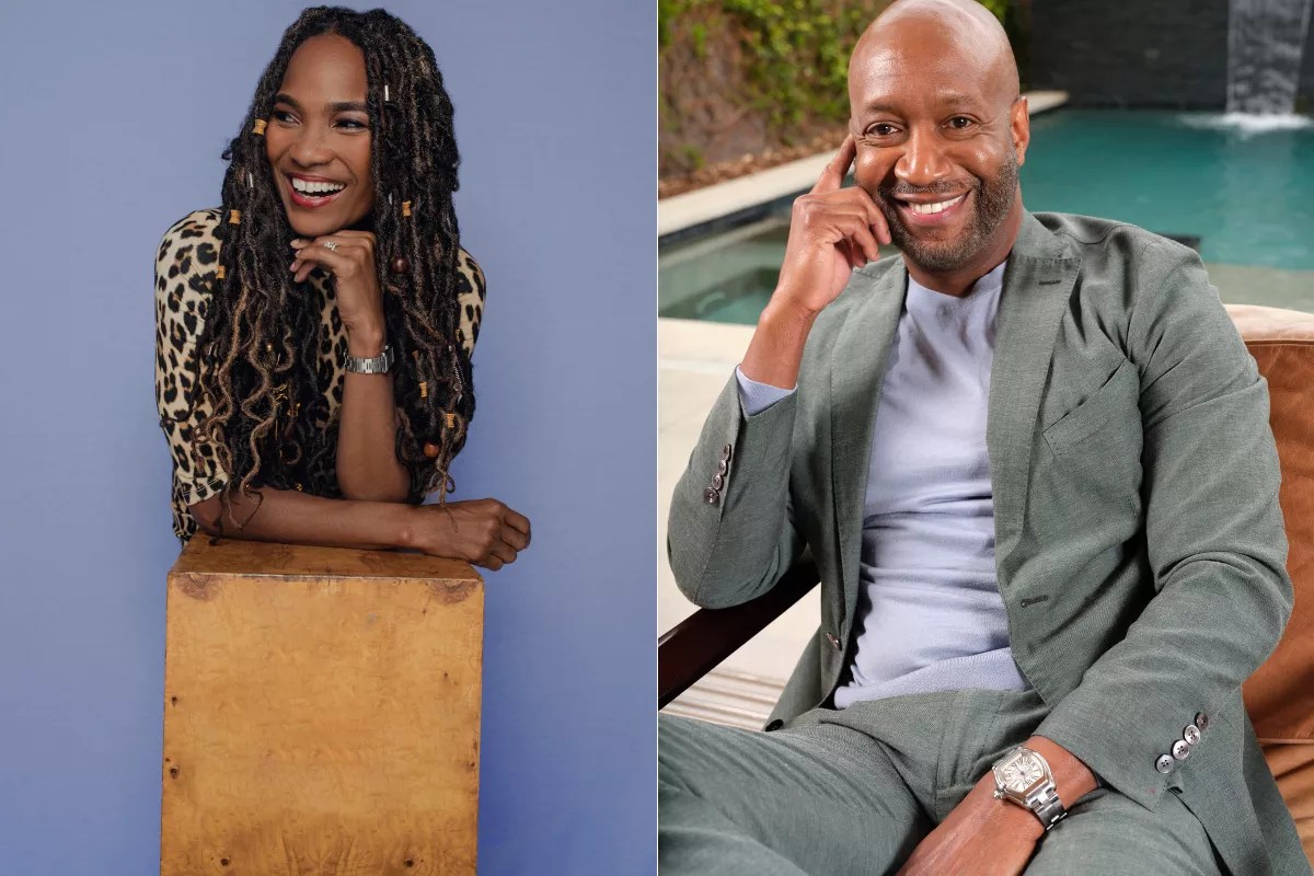 Portrait shots of Nicole and Jeff Friday