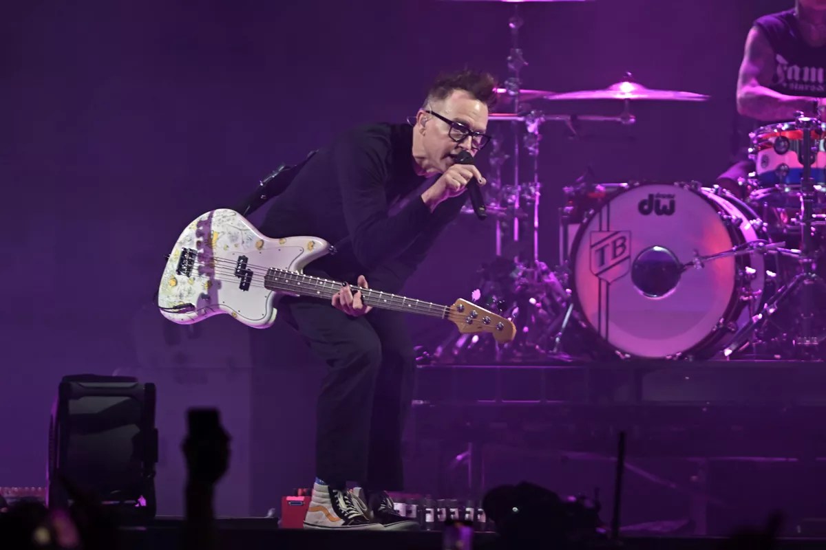 Mark Hoppus of Blink-182 at the Kaseya Center