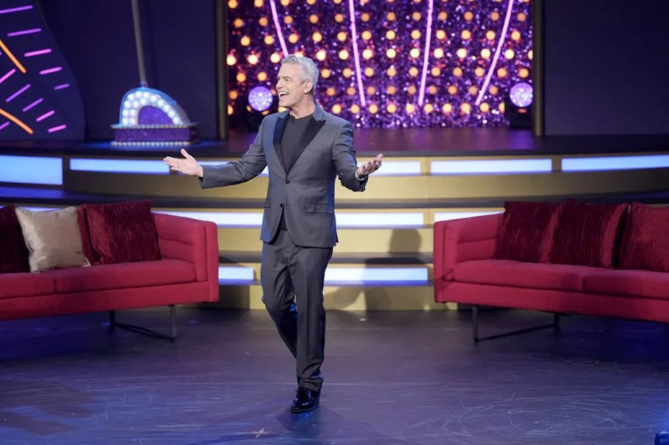Andy Cohen on stage at BravoCon in Las Vegas