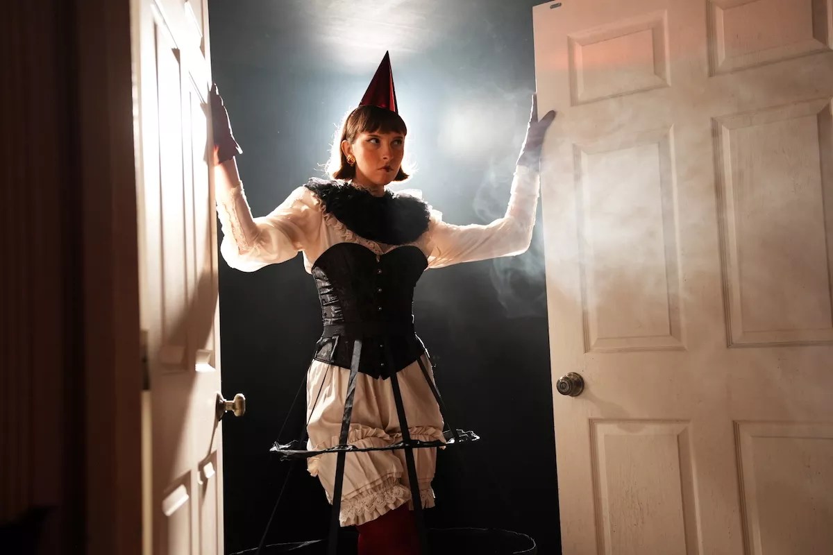 Katie Duerr dressed as the Queen of Hearts