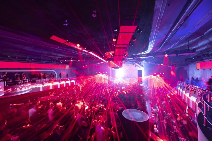 Interior of M2 nightclub in Miami Beach